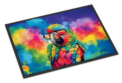 NEW Hippie Animal Parrot Doormat Front Door Mat Indoor Outdoor Rugs for Entryway, Non Slip Washable Low Pile, 18H X 27W