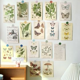 Forest Plant Series Decorative Card Wall Bedroom Postcard Wall Sticker Decoration Decorative Card (Option: Biologist)